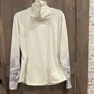 CALIA by Carrie Underwood White and Purple Long Sleeve Top